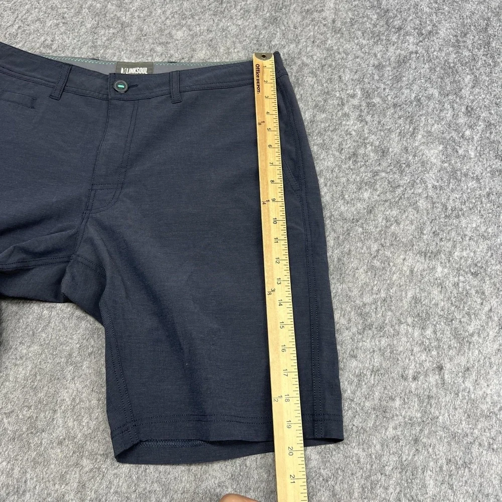 Linksoul Shorts Mens 33 Blue Chino 9
